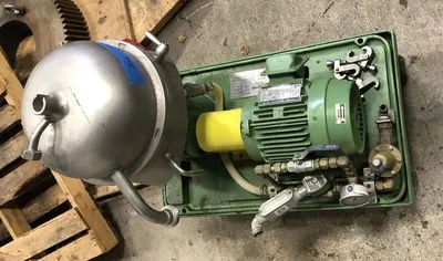 Westfalia SA 1-02-175 pilot plant separator, 316SS.