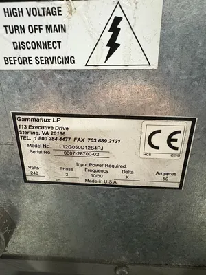 GAMMAFLUX L12G050D12S4PJ Electrical/PLC/Automation | ESS Industrial Equipment Sales (8)