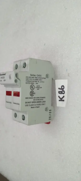 Used Bussmann CHCC2DI Fuse Accessories Arizona US | ASSET CONVERSION SPECIALISTS, INC. #312673