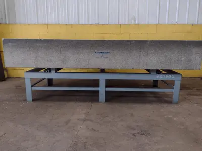 8' X 4' X 14" ROCK OF AGES PRECISION LAYOUT INSPECTION GRANITE TABLE: STOCK #23802