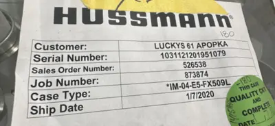 130-0004 Hussmann 18 Foot Salad Bar