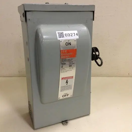 Used ITE SIEMENS FR-351 Relays & Switches Michigan US | Ideal Machinery #597421