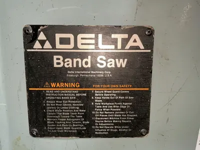 Used DELTA 28275 Woodworking Band Saws Ohio US | HGR 24 #1460092