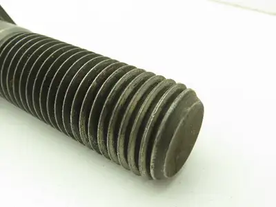 1-1/4-7 x 4-1/2" Grade 8 Hex Head Cap Screw Bolt Coarse Black Oxide  Lot of 9