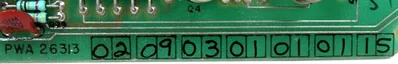 USED BENTLY NEVEDA PWA-26313-02-09-03-01-01-01-15 CIRCUIT BOARD PWA-72928-01-H