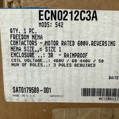 NEW Cutler-Hammer ECN0212C3A