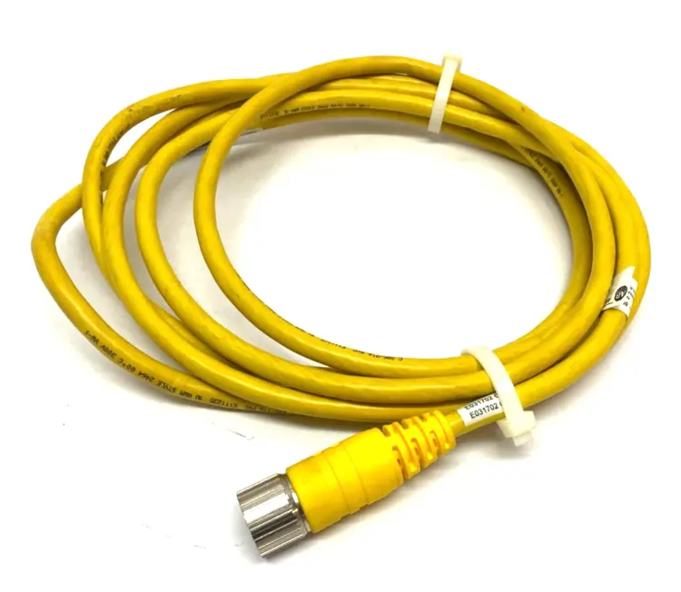 Used Allen-Bradley Ser. A Single Ended Cordset M23 12-Pin 13.5' Length Cable & Wire Michigan US | Maverick Industrial Sales #1391281