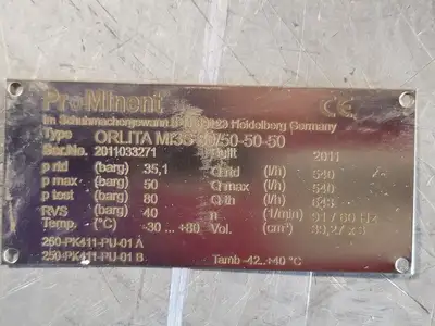 NEW PROMINENT MT3S80/50-50-50