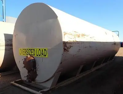 500 Barrel Round Frac Tank – 21,000 Gallon Skid Mounted