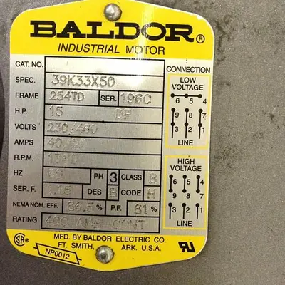 USED BALDOR 39K33X50