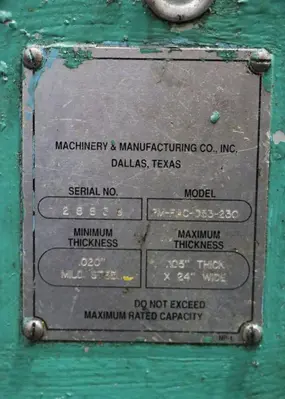 USED ROWE BGY12-15