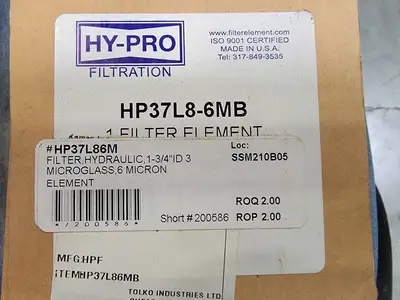 New | in-Stock HYPRO HP37L8-6MB Parts (Hydraulics and Pneumatics) British Columbia CA | Lenmark #1440585