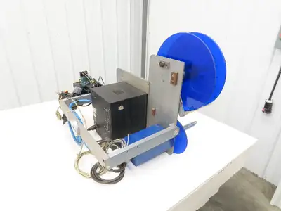 Sato M-8485S Label Mill Barcode Printer Labeler Pneumatic Blower Applicator