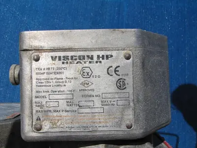 Coast Industrial Systems Dual Graco Viscon HP Fluid Paint Heater 220V 3 Phase