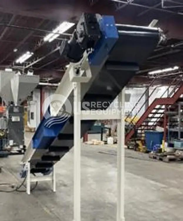 Used VECOPLAN 16 INCH X 16 FOOT INCLINE CONVEYOR Conveyors Illinois US | US Recycling Equipment #1341670