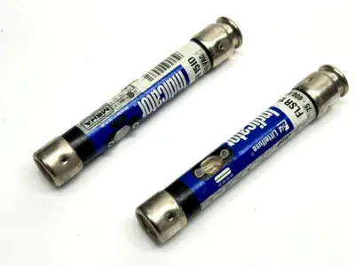 FLSR-15-ID,FLSR15ID | Littlefuse FLSR 15 ID Indicator Time Delay Fuse Class RK5 15A 600VAC LOT OF 2 - Used