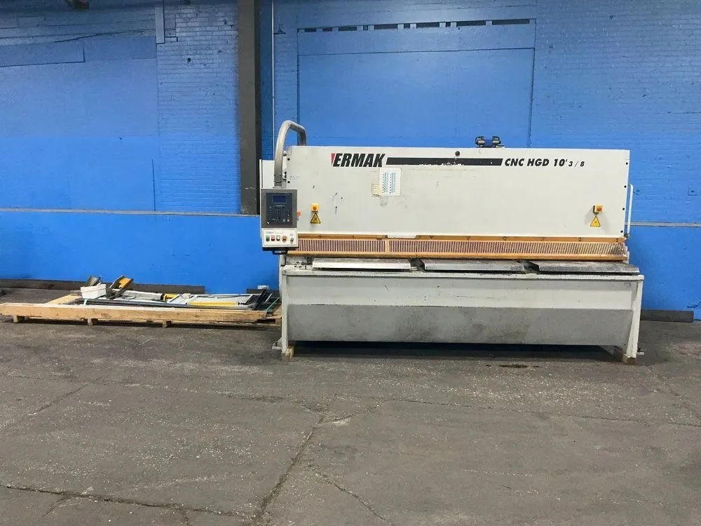 Used 2010 ERMAK CNC HGD 10X3/8 Power Squaring Shears (Inch) Ohio US | HGR 24 #1186205