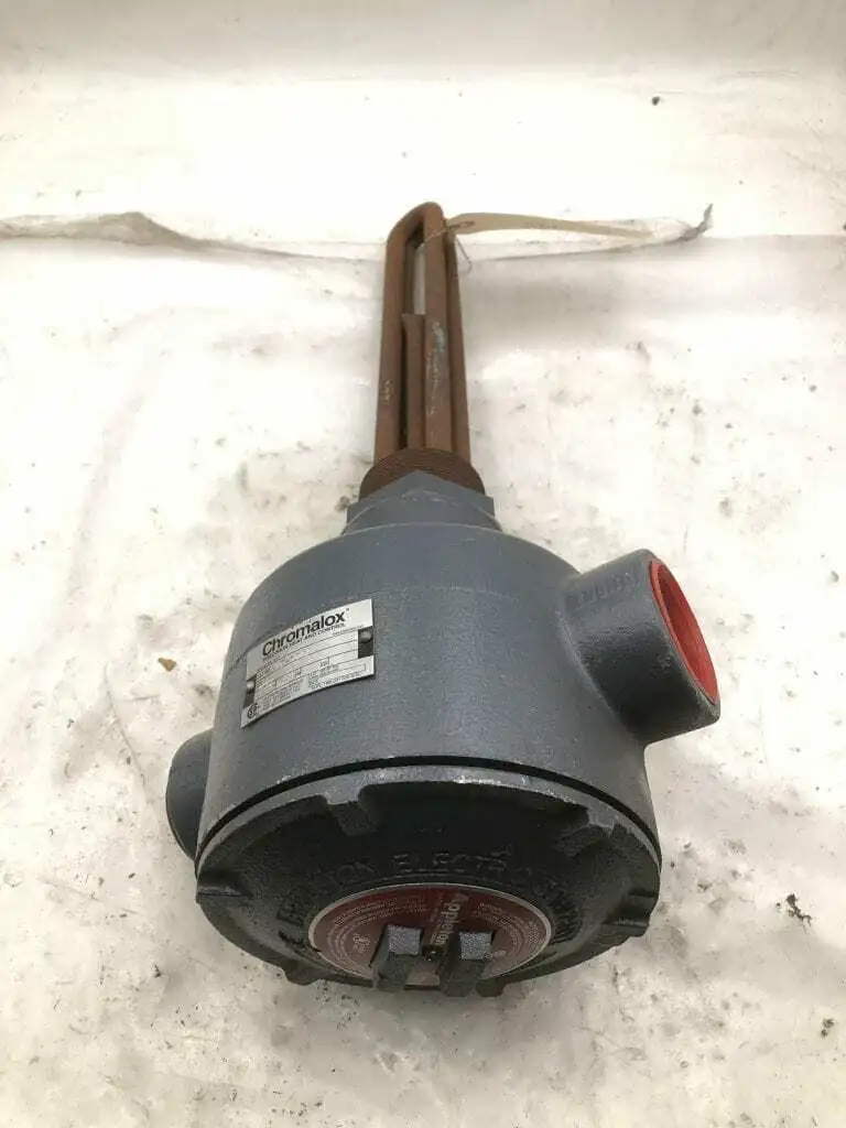 Chromalox 17-170P Screw Plug Immersion Heater 480V 3PH 9kW