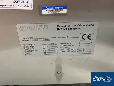 USED Bohle 25, 50 & 75 Liter LB Bohle Tripan Coating Pan Drums