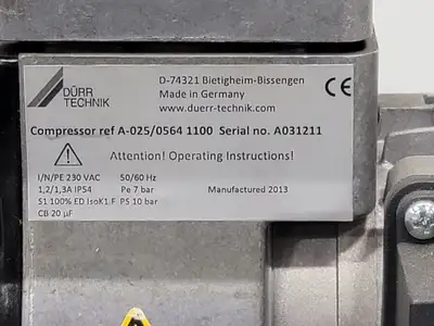 USED DURR TECHNIK A-025/05641100