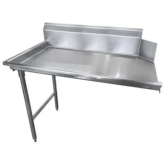 CLEAN DISH TABLING - STAINLESS STEEL - LEFT OR RIGHT HAND 7 SIZES TO CHOOSE FROM