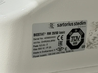 Used Sartorius Stedim Biotech / Sartorius DHR050LBRM Bioreactor/Fermenter Systems Missouri US | BioLabTek #1366073