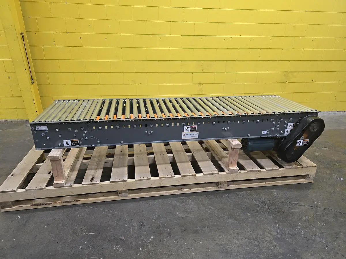New | in-Stock 2018 INTELLIGRATED LIVE ROLLER CONVEYOR - V-BELT Roller Conveyors Wisconsin US | Packer City Sales #1297897