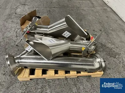 USED Thomas Processing Thomas Engineering Coating Pan Chutes