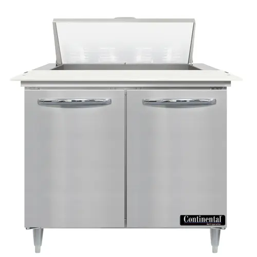 Continental D36N8C 36" Designer Line Sandwich/salad Prep Table W/ Refrigerated Base, 115v