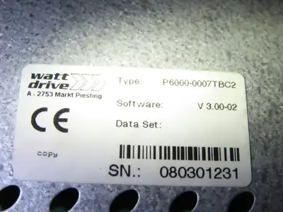 ProfiLine Watt Drive Inverter 400/460V 1.6Kva Input 0-400V 2.2A 3Ph Output .75KW