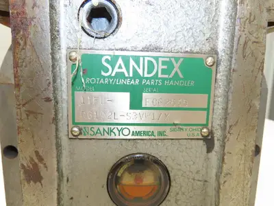Sankyo Sandex 11FU-R6192L-S3VW1/X Rotary Index Drive Linear Parts Handler
