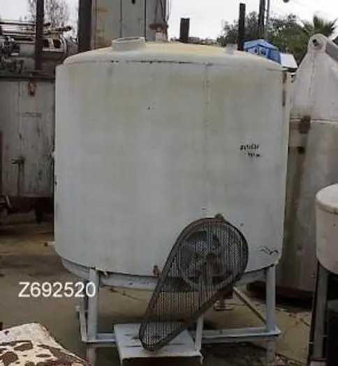 Tank, 450 Gallon, S/st, 4'4" X 4'4", Agit, Jkt, Dish Heads, #Z692520