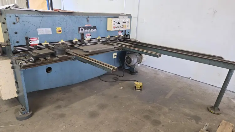 Used 1985 AMADA M-2060 Power Squaring Shears (Inch) Michigan US | Concord Machine Tools LLC #322089