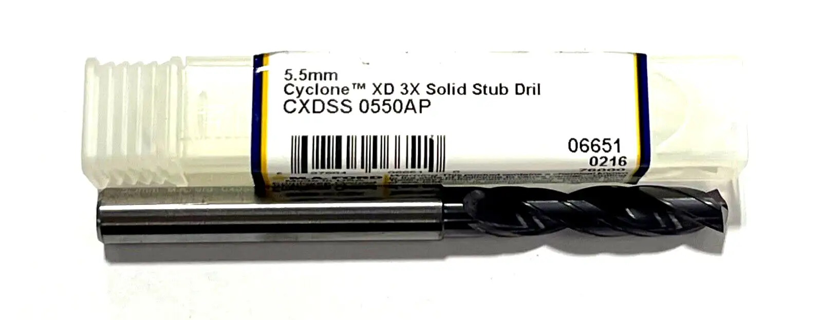 M.A Ford 5.5mm Solid Carbide Stub Drill ALtima Plus Coating Double Margin 2FL