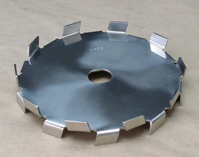 Stainless Steel Saw Tooth Type Mixing Dispersion Blade 6-3/4" Diameter