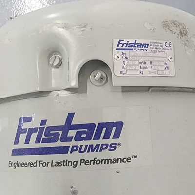 Pump FRISTAM MIXER -BLENDER PUMP - QUALITY SANITARY STAINLESS STEEL # 38921