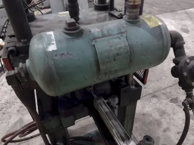 12 TON AIRAM 4-POST PNEUMATIC CUTOFF PRESS, 1" STROKE: STOCK #21330