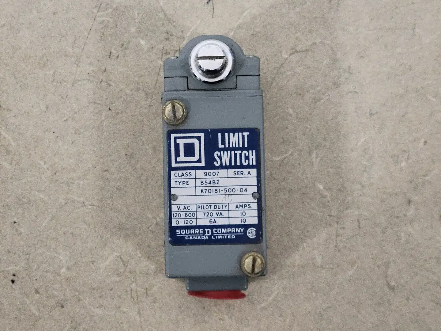 USED SQUARE D 9007-B54B2