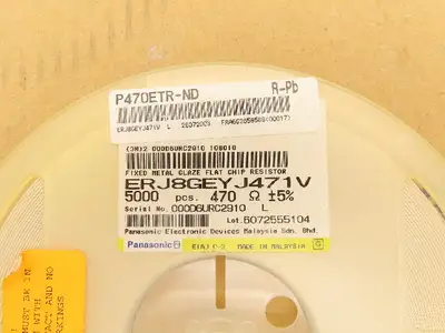 Panasonic ERJ8GEYJ471V Chip Resistor Tape And Reel 470 Ohms ± 5% 5000 Pcs
