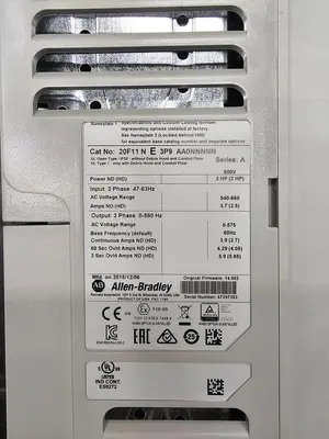USED 2018 ALLEN-BRADLEY 20F11NE3P9AA0NNNNN