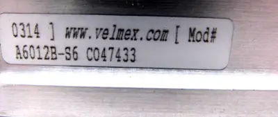 NEW VELMEX A6012B-S6 UNISLIDE 6"W X 12"L 1/2-20 A6012BS6
