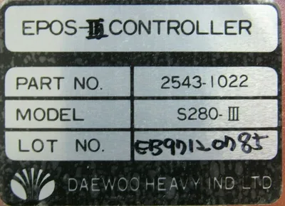NEW DAEWOO 2543-1022 EPOS-II CONTROLLER S280-III 25431022