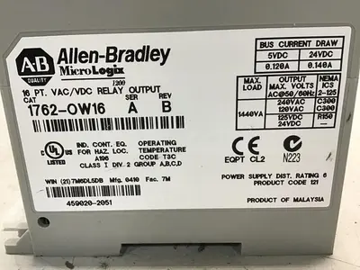 USED ALLEN BRADLEY 1762-OW16 SER A