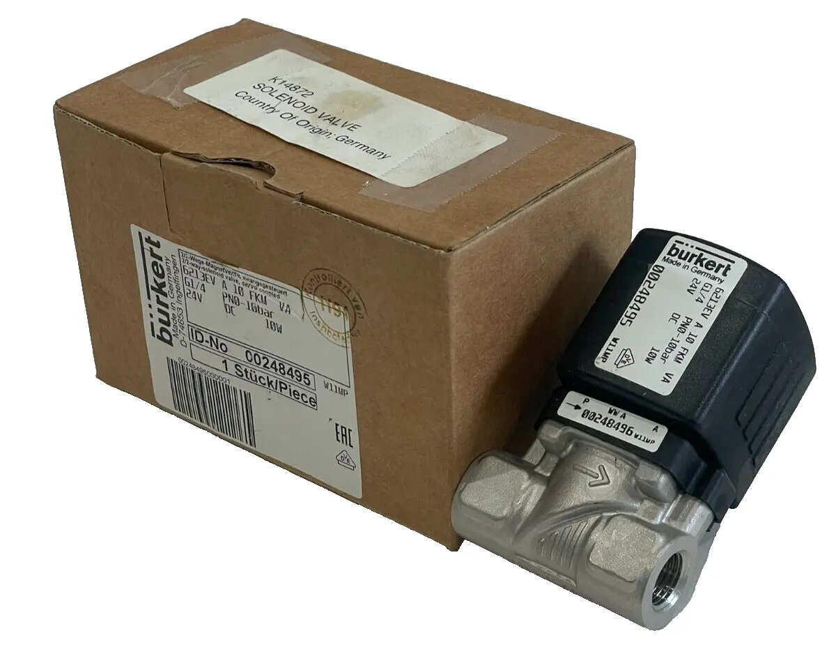 NEW BURKERT 6213EV A 10 FKM SOLENOID VALVE 00248495 6213EVA10FKM