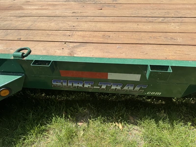 Used 2010 SURE-TRAC TANDEM AXLE EQUIPMENT TRAILER Flatbed Trailers Michigan US | Miedema Asset Management Group #1279671