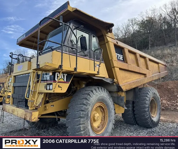 Used 2006 CATERPILLAR 775E Dump trucks Oklahoma US | Proxy Equipment #1381674