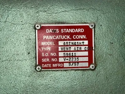 4.5" Davis Standard / Gala Underwater Pelletizing Line, 150 Hp