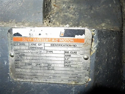 1500 hp General Electric Duty Master  AC Motor 1785 rpm 4160v