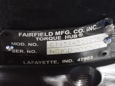 USED FAIRFIELD MFG CT45A4504E063