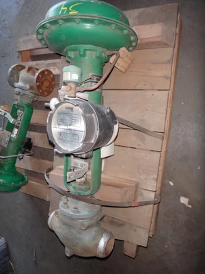 Fisher 3" Sched 80 WCB Stainless Butt Weld Control Valve